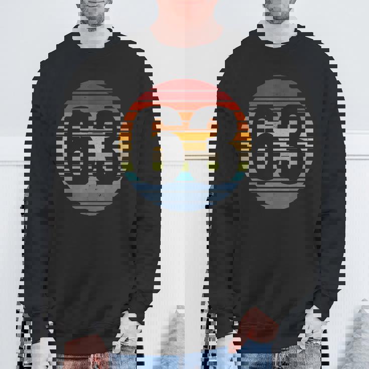 数字 63 1963 1958 63Rd 58Th Birthday ギフト スウェットシャツ 高齢者への贈り物