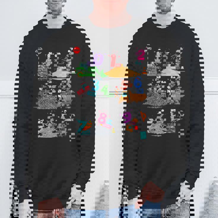 数学の日のコスチューム アイデアに数字付き キッズ 数学 数字 スウェットシャツ 高齢者への贈り物