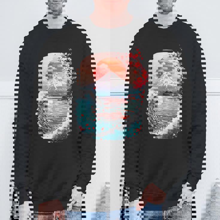 日本の 精神 で 90年代 の レトロ な雰囲気 の ヴェイパーウェイヴ 原宿 の 美学 スウェットシャツ 高齢者への贈り物