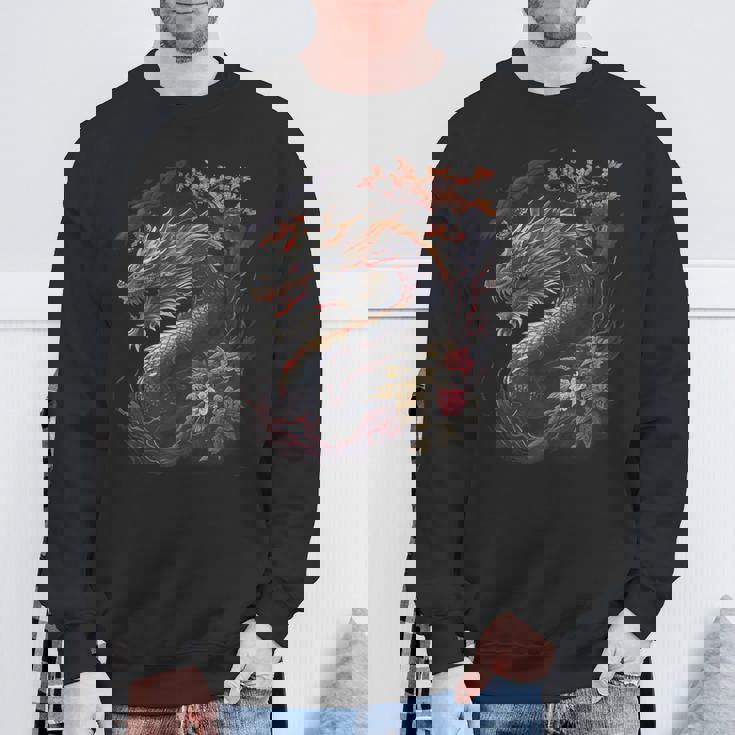 日本の東京ドラゴングラフィックtシャツ メンズ レディース ボーイズ ガールズ スウェットシャツ 高齢者への贈り物