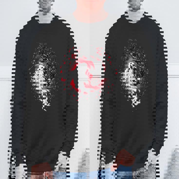 日本の陰陽鯉のアート。 スウェットシャツ 高齢者への贈り物