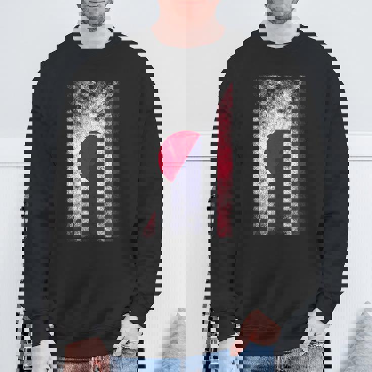 日本タイ国旗 日本語タイ スウェットシャツ 高齢者への贈り物