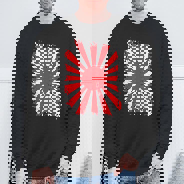 日本戦争旗 日本中道 日本国旗 スウェットシャツ 高齢者への贈り物