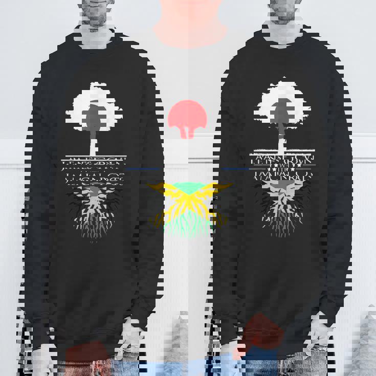 日本育ちのジャマイカ人のルーツ 日本ジャマイカ家系図 スウェットシャツ 高齢者への贈り物