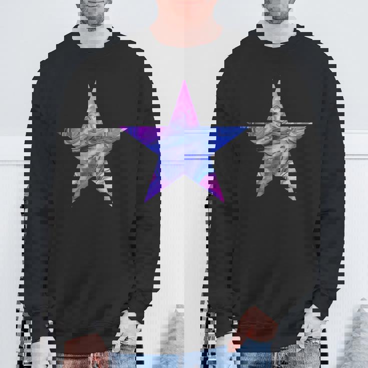 星 ピンク ブルー パープル スウェットシャツ 高齢者への贈り物