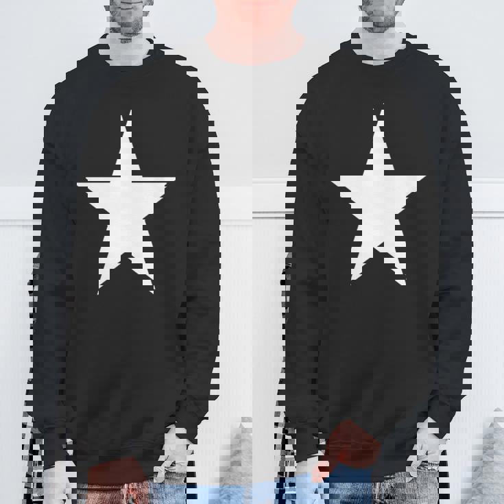 星 メンズ レディース ロック かっこいい おしゃれ かわいい プリント 大きいサイズ ブランド 黒 ステラ 長袖tシャツ スウェットシャツ 高齢者への贈り物