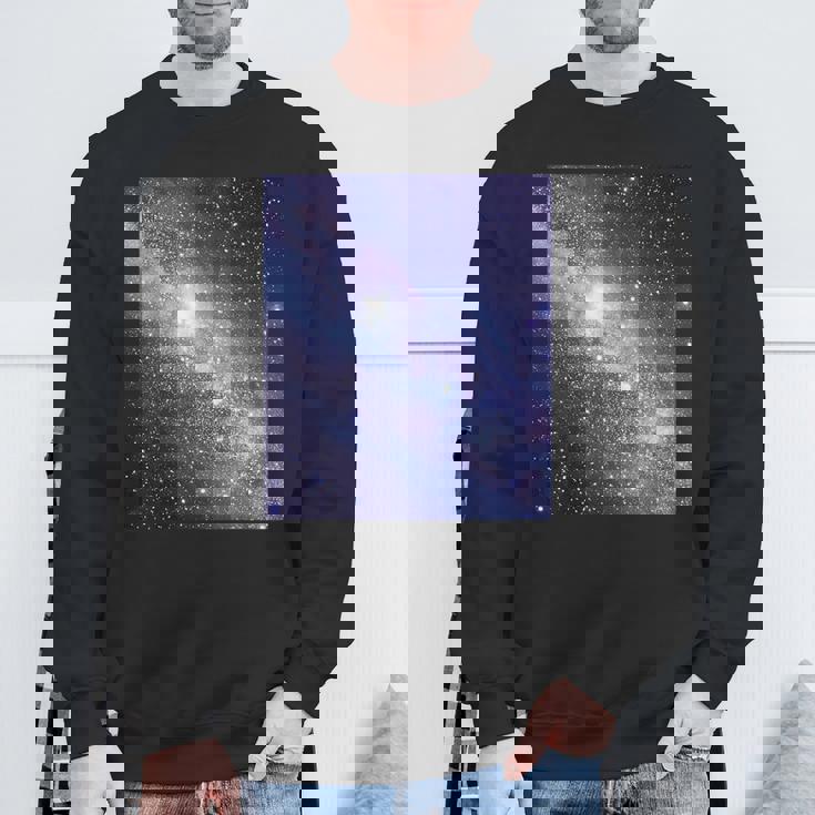 星空・宇宙・銀河《フルビッグプリント》【天体観測シリーズ】おしゃれ かっこいい デザイン スウェットシャツ 高齢者への贈り物