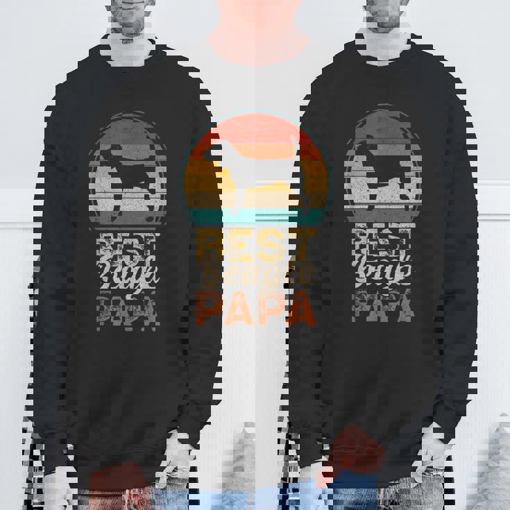 最高のビーグル・パパ、父の日 スウェットシャツ 高齢者への贈り物