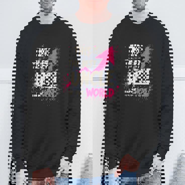 最高の叔父デザイン スウェットシャツ 高齢者への贈り物