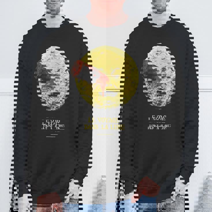 月世界旅行 1902 サイレント映画 クラシック映画 ヴィンテージ A Trip To The Moon Movie スウェットシャツ 高齢者への贈り物