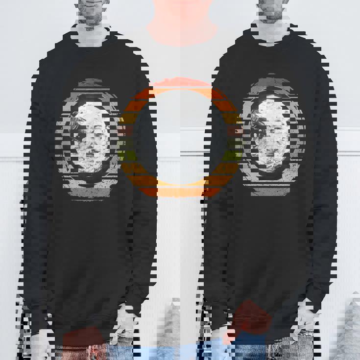 月世界旅行、古典映画、ル・ヴォヤージュ・ダン・ラルーン、月 スウェットシャツ 高齢者への贈り物