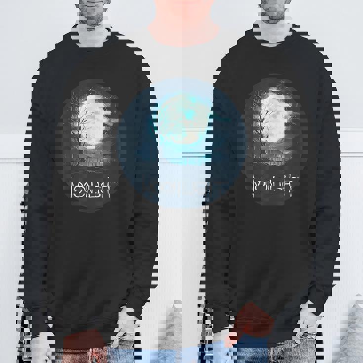 月光愛好家のための素晴らしい夜の服。 スウェットシャツ 高齢者への贈り物