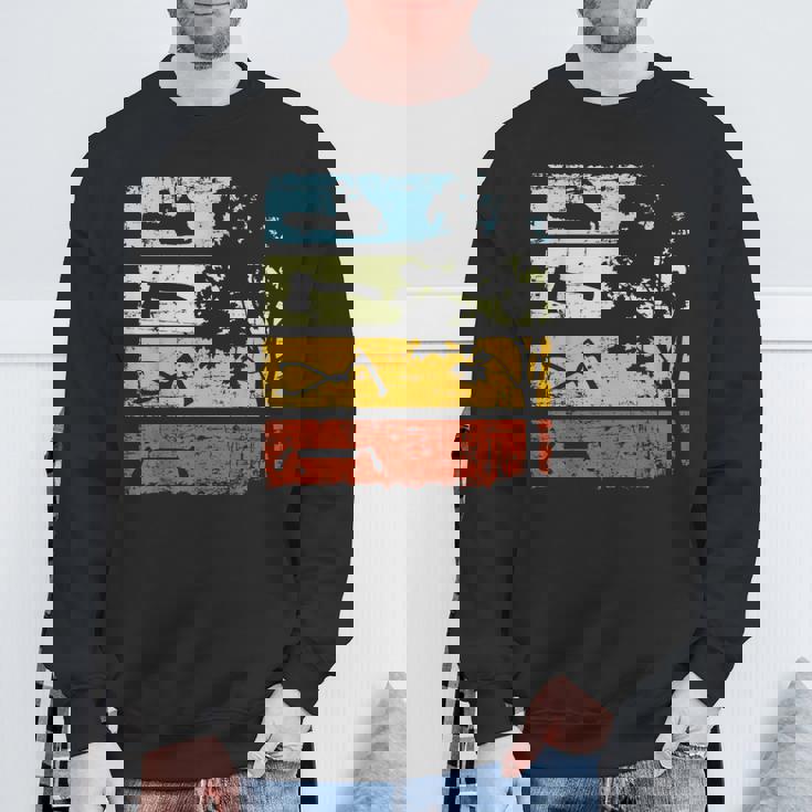 木こり ヴィンテージ チェーンソー 森林労働者 森林 スウェットシャツ 高齢者への贈り物