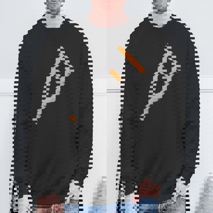 松葉杖 スウェットシャツ 高齢者への贈り物