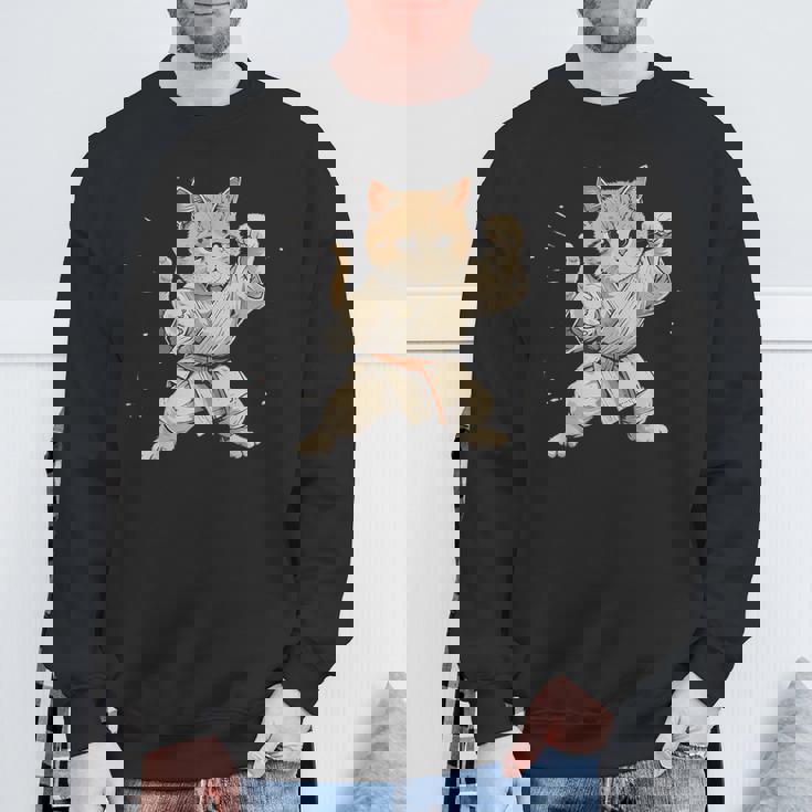 柔道猫 スウェットシャツ 高齢者への贈り物