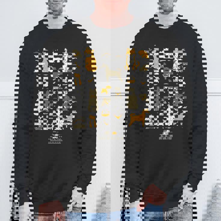 柴犬たくさん 大集合ver かわいい柴犬 柴犬 イラスト スウェットシャツ 高齢者への贈り物