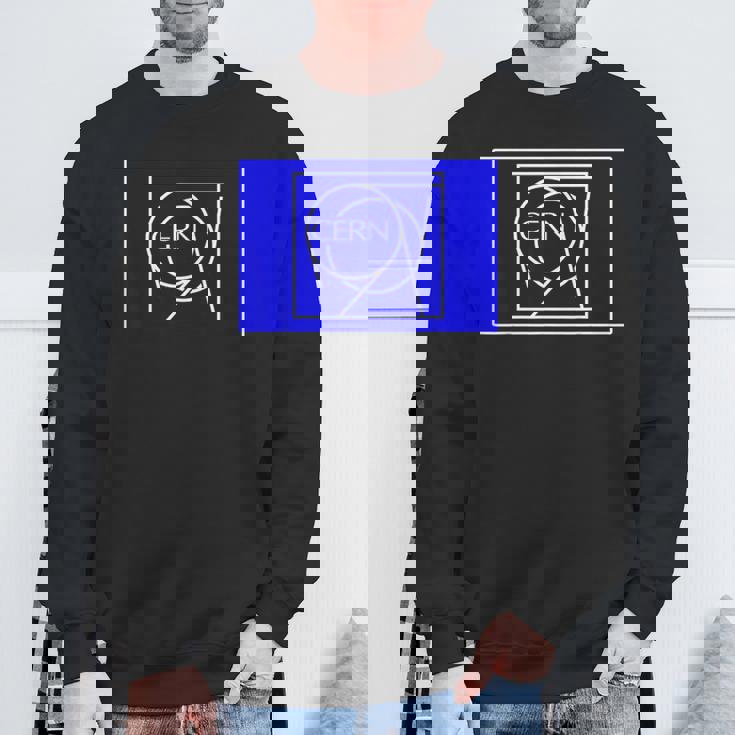 核研究のためのヨーロッパ組織 Cernフラッグ スウェットシャツ 高齢者への贈り物