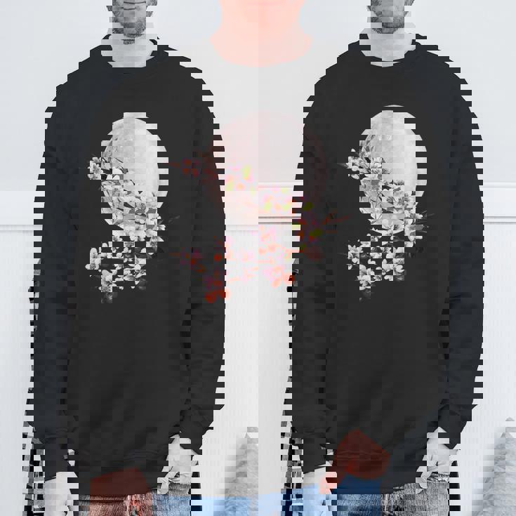 桜 花 満月 さくら 日本文化 スウェットシャツ 高齢者への贈り物