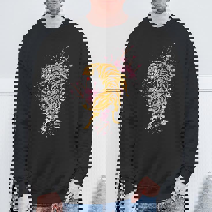 桜の虎 スウェットシャツ 高齢者への贈り物