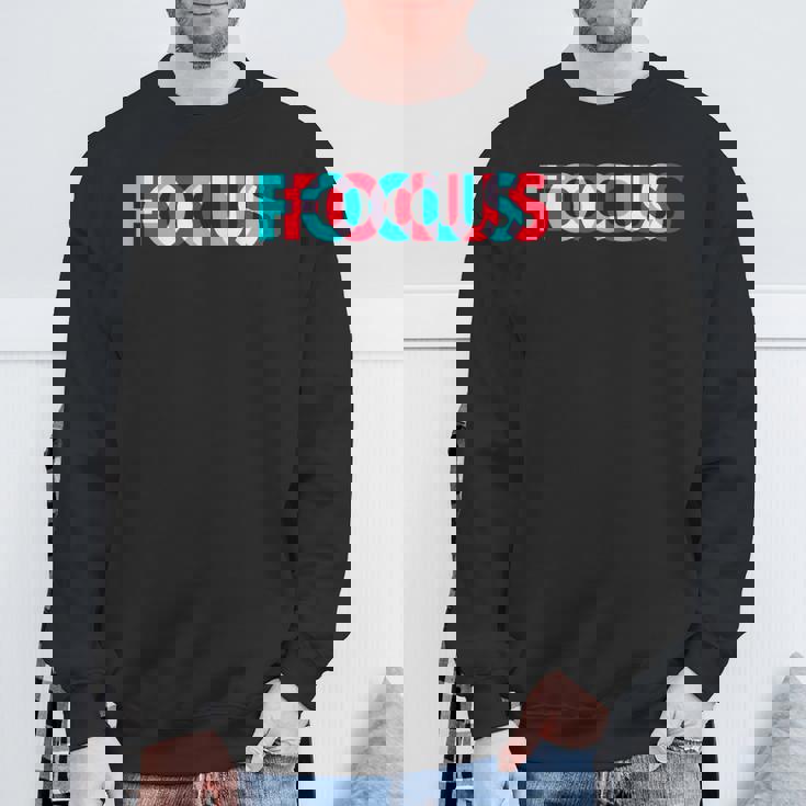 楽しいフォーカスデザイン 錯覚トリッピー スウェットシャツ 高齢者への贈り物