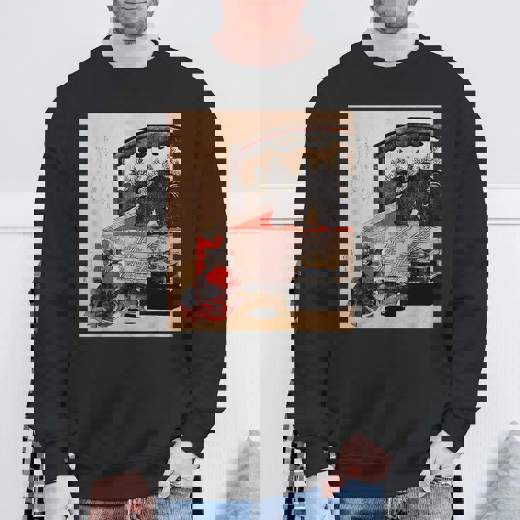 歌川国芳 訓練中の遊女 スウェットシャツ 高齢者への贈り物