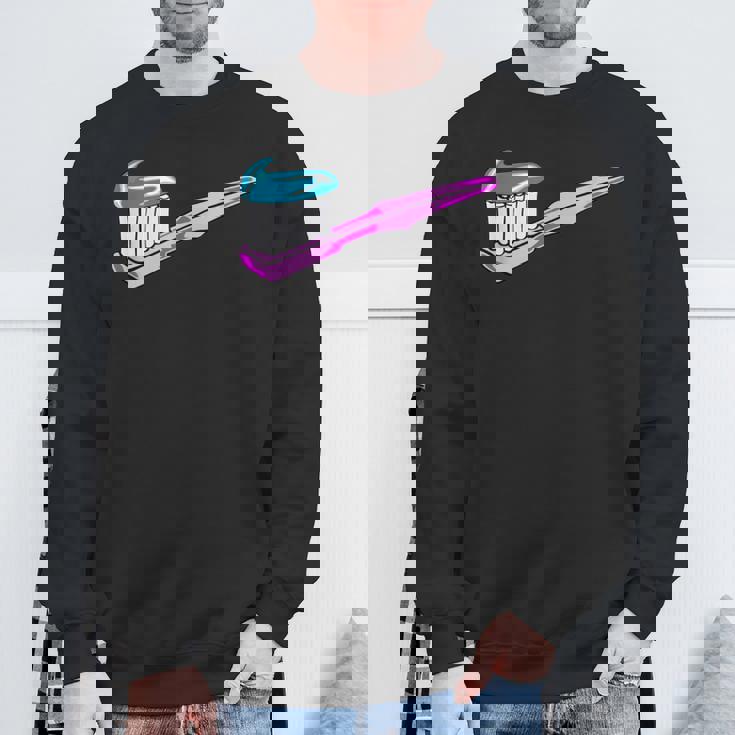 歯磨き粉付きピンク歯ブラシ スウェットシャツ 高齢者への贈り物