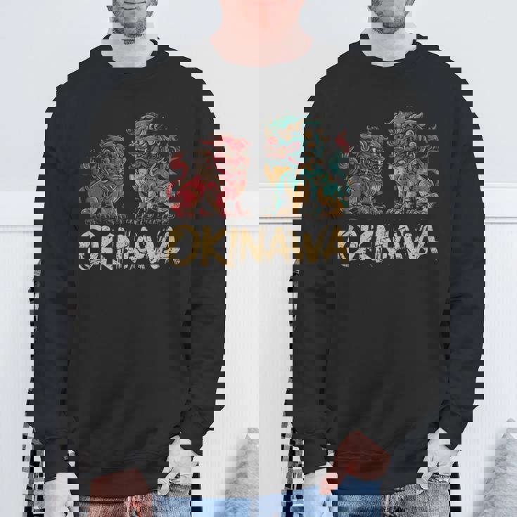 沖縄ジャパン シーサーガーディアンライオンズ 沖縄 日本土産 スウェットシャツ 高齢者への贈り物