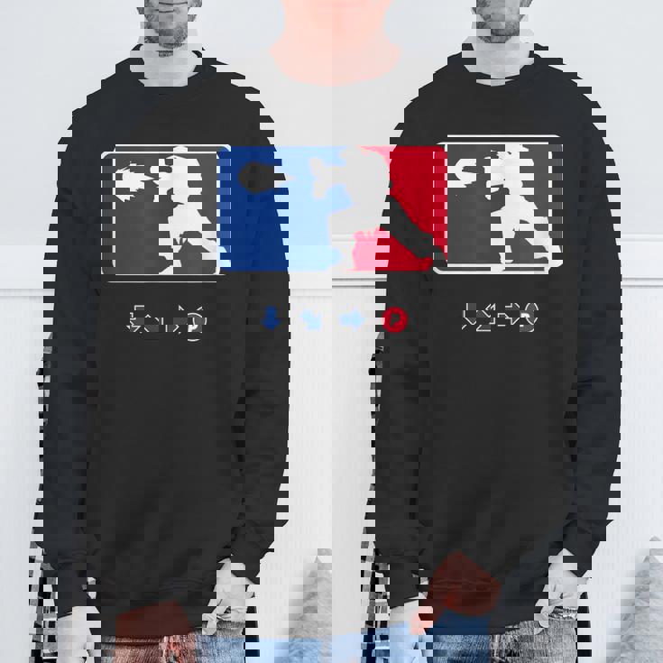 波動拳格闘スポーツリーグ-面白いアーケードゲーマー スウェットシャツ 高齢者への贈り物