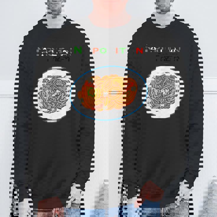 洋食屋さん ナポリタン スパゲッティ パスタ ナポリタン食べたい オリジナルデザイン イラスト おもしろ スウェットシャツ 高齢者への贈り物