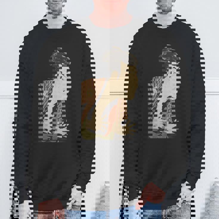 浮世絵 写楽 日本人俳優 大谷鬼治 レトロプリントシャツ スウェットシャツ 高齢者への贈り物