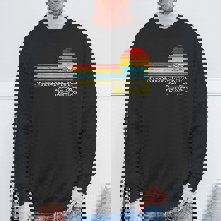 海tシャツ 浄土ヶ浜 波 夕陽 夏 デザイン 海好き 海水浴 旅行 サーファー 岩手県 宮古 メンズ レディース スウェットシャツ 高齢者への贈り物