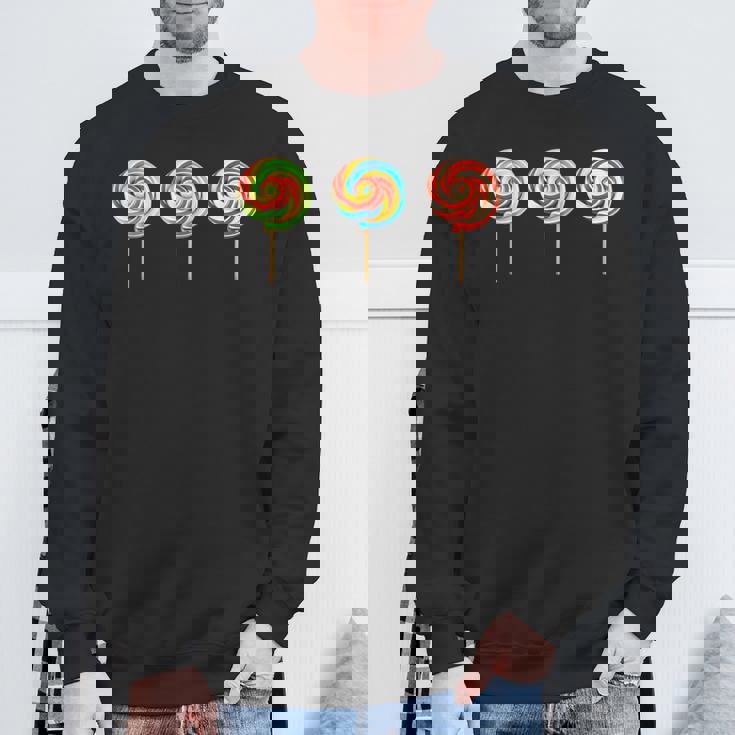 渦巻きロリポップ スウェットシャツ 高齢者への贈り物