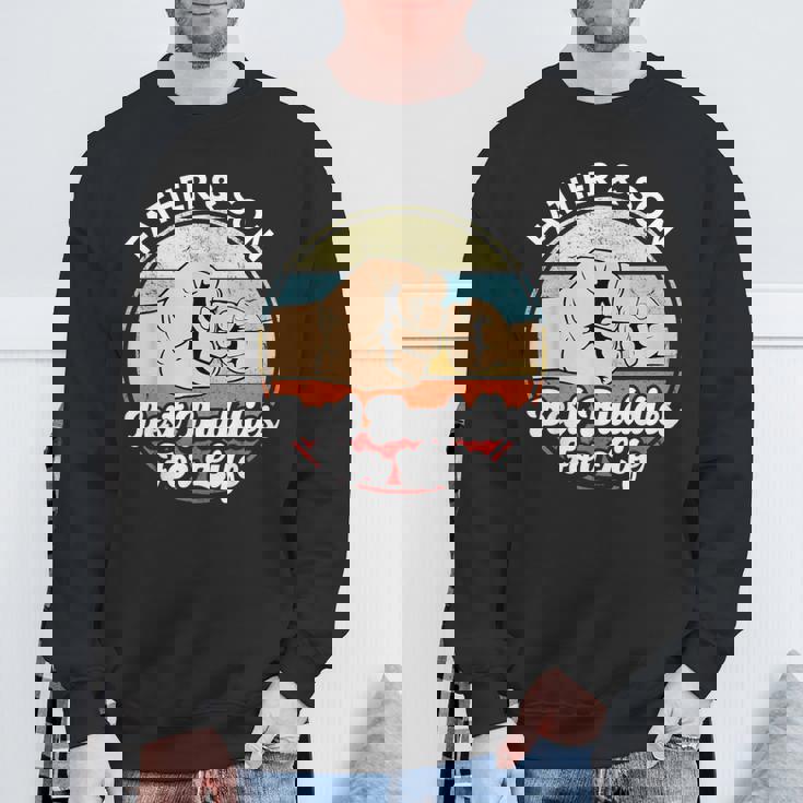 父と息子 ベストバディーズ 面白いお揃い お父さんと息子のギフト スウェットシャツ 高齢者への贈り物