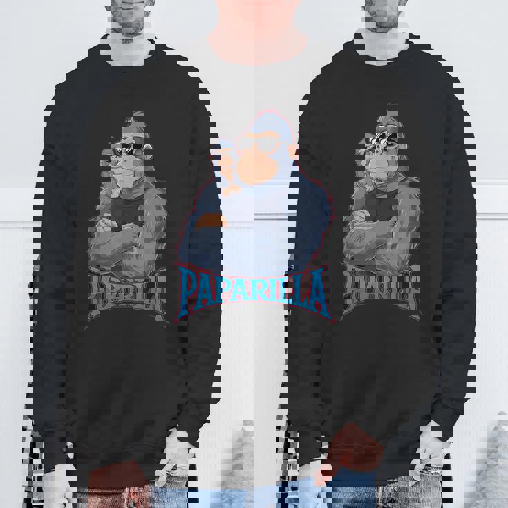 父ゴリラ 父娘ゴリラ スウェットシャツ 高齢者への贈り物