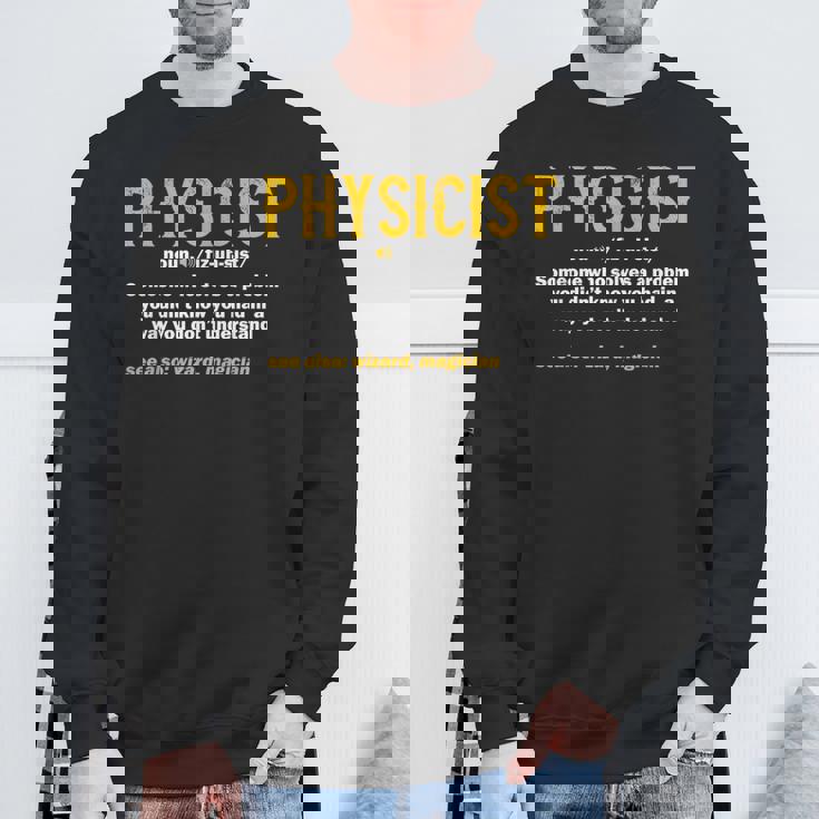 物理学者 定義 科学 オタク 面白い 魔法 スウェットシャツ 高齢者への贈り物