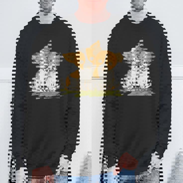 犬 ジャックラッセルテリア いぬ 子犬 ペット かわいい 動物 イラスト スウェットシャツ 高齢者への贈り物