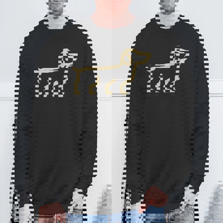 犬 リトルダックスフンド スウェットシャツ 高齢者への贈り物