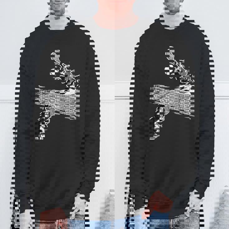 猫 ネコ テニス 面白いtシャツ 文字入り メンズ おもしろ 面白い 服 おもしろグッズ ネタ 浮世絵 スウェットシャツ 高齢者への贈り物