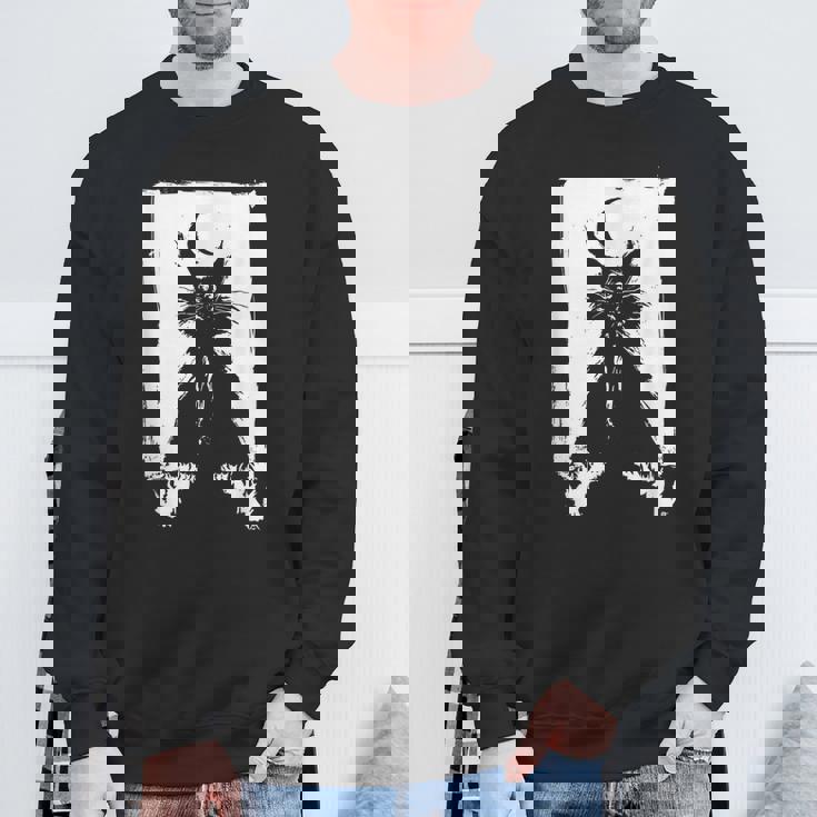 猫の夜の儀式 猫のウルタル・キム・ホルム アート Cat Night Ulthar Ritual Kim Holm スウェットシャツ 高齢者への贈り物