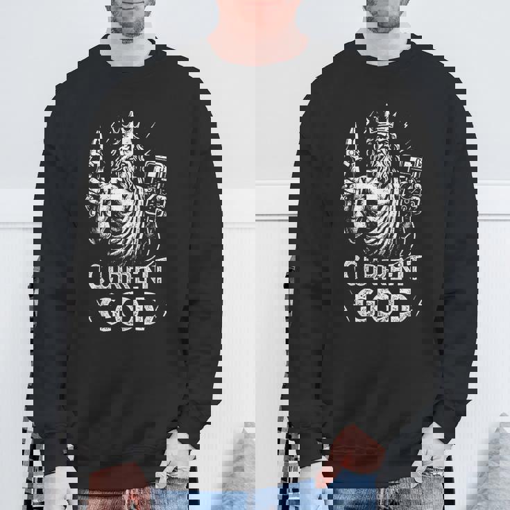 現神ゼウス ギリシャ神話 おもしろ電工 スウェットシャツ 高齢者への贈り物