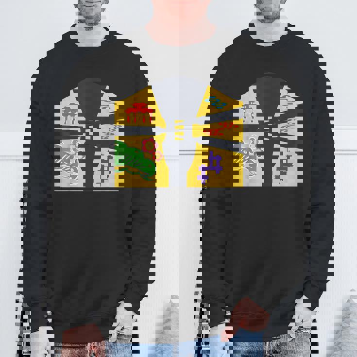 琉球備形沖縄沖縄内南朱型 三線 スウェットシャツ 高齢者への贈り物