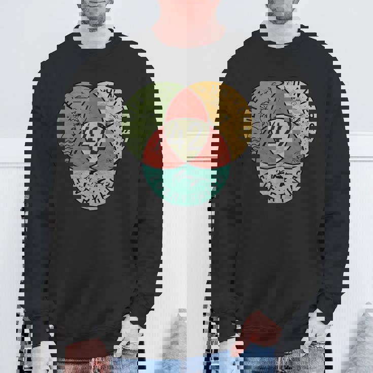 生命、宇宙、そしてすべてに対する42の答え スウェットシャツ 高齢者への贈り物