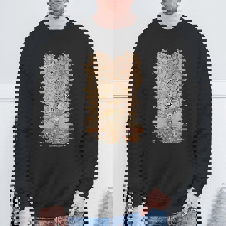 生命の木 グスタフ・クリムト スウェットシャツ 高齢者への贈り物