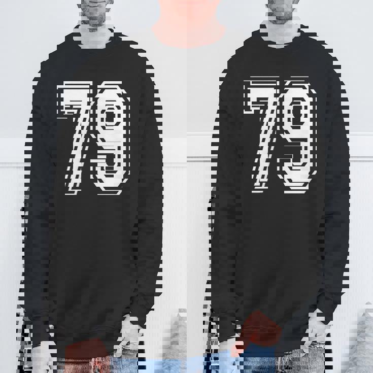 番号 79インチ ホワイト スウェットシャツ 高齢者への贈り物