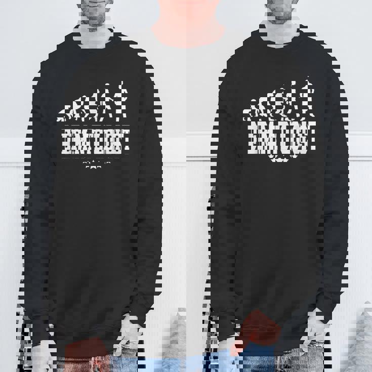 皮膚科医の進化 スウェットシャツ 高齢者への贈り物