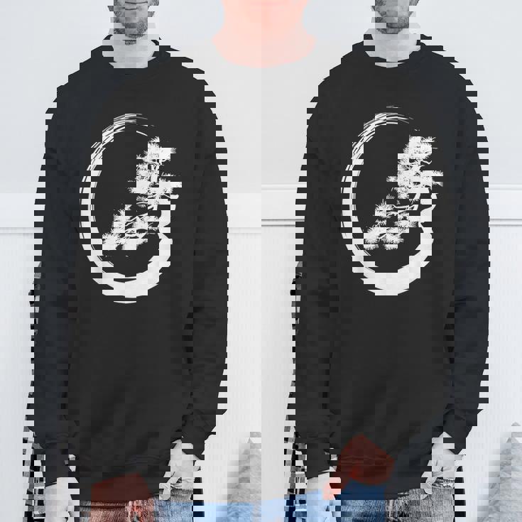 盆栽 木 和 デザイン 盆栽 ミニマリスト 木 恋人 スウェットシャツ 高齢者への贈り物