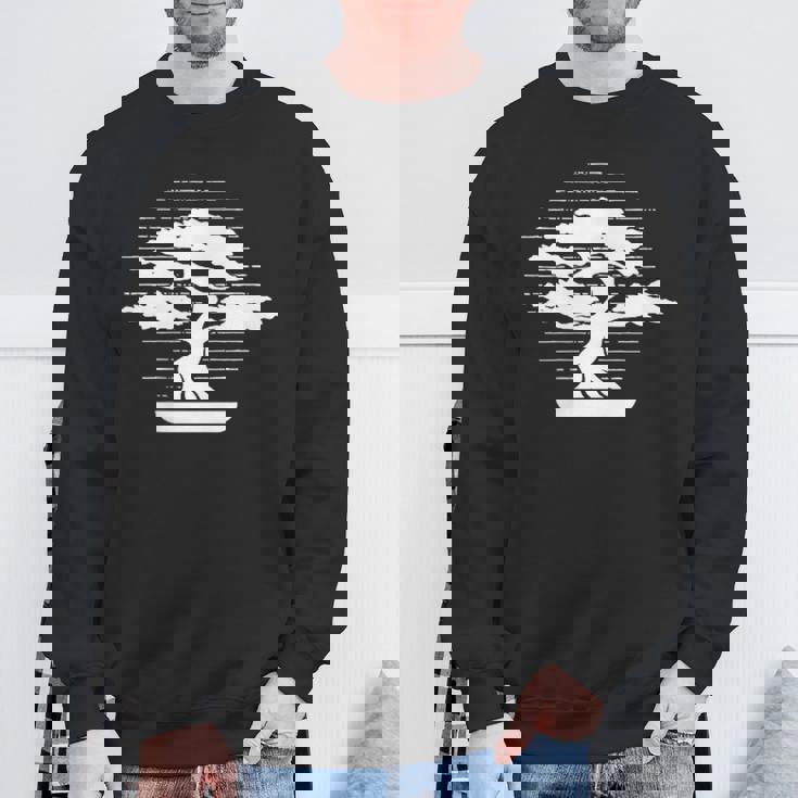 盆栽ロゴエンブレム 盆栽ポット ペンジン 屋内盆栽盆栽 スウェットシャツ 高齢者への贈り物