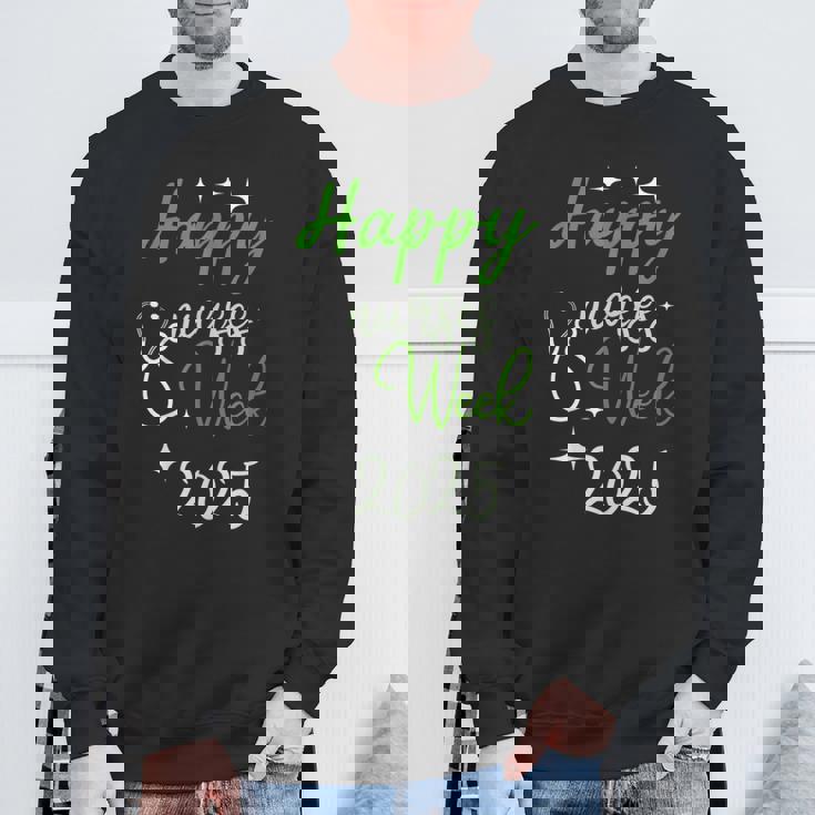 看護師感謝週間-ハッピーナショナルナースウィーク2025 スウェットシャツ 高齢者への贈り物