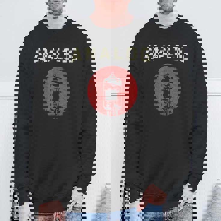 真空管 アンプ アナログ ヴィンテージ レトロ 80年代 スウェットシャツ 高齢者への贈り物