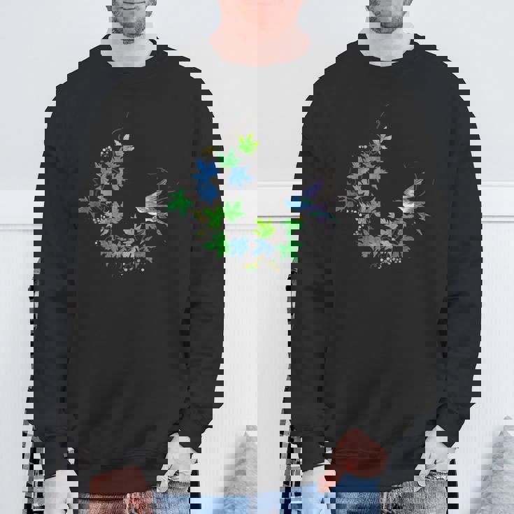 碧い楓 碧い鳥 スウェットシャツ 高齢者への贈り物